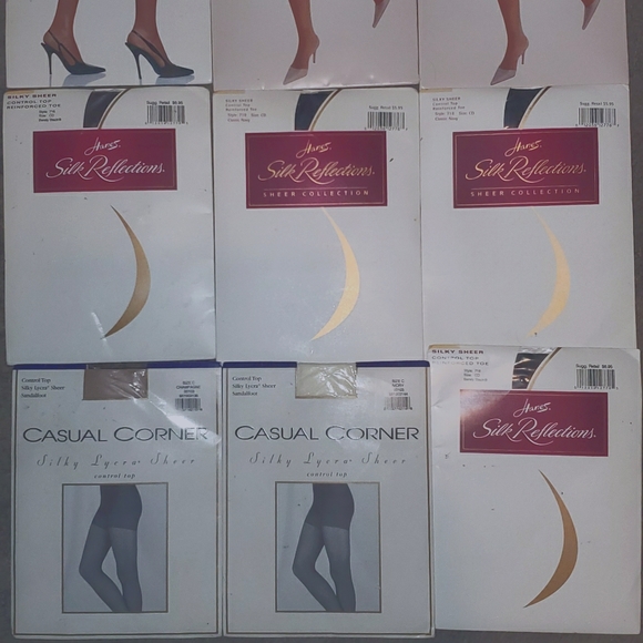 Other - 9 pairs of women's nylon/panythose- All 9wholeLot